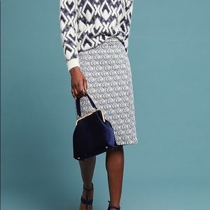 Emmy Textured Pencil Skirt